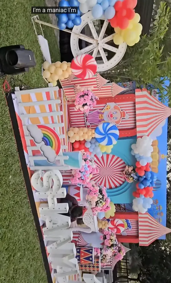 Carnival Theme Rad & White — Birthdays event in Hyderabad by Events by AJ