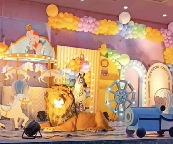 3D Carnival Theme 40 Feet Stage — Birthdays event in Hyderabad by Events by AJ